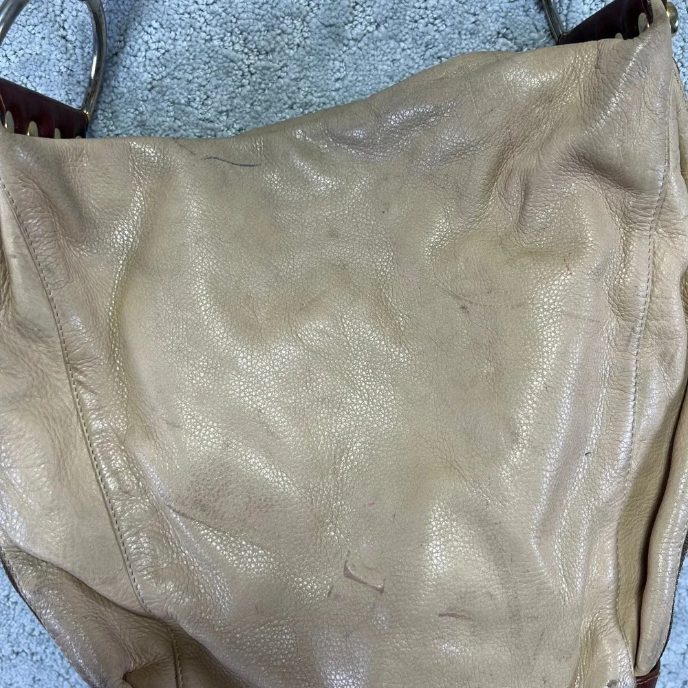 VINTAGE Marino Orlandi Bag Italian Geniune Leather Tan‎ Brown Crossbody Shoulder